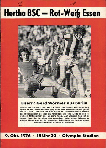 Hertha bsc - 76/77,