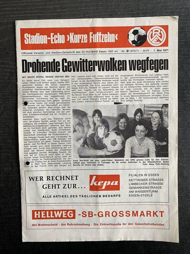 Rot weiß essen - 70/71,
