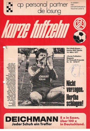 Fussball programmheft 77 - fussball-programmheft,