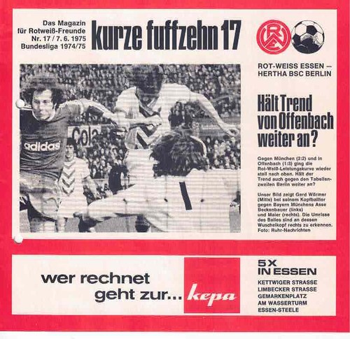 Fussball programmheft 74 75 - fussball-programmheft,