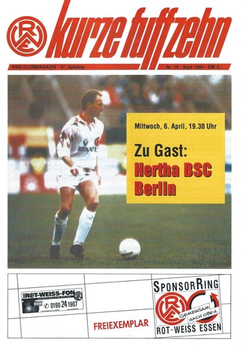 Programm 1993 rot - 1993/94, rot-weiss