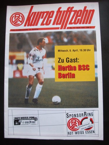 Rot weiss essen kurze - rot,